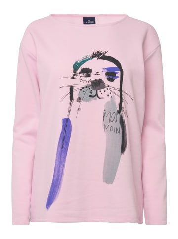 LAURASØN Sweatshirt in alt rose