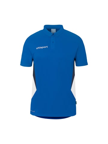 uhlsport  POLO SHIRT Equipe 29 in azurblau/weiß/marine