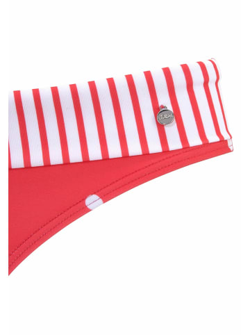 S. Oliver Bikini-Hose in rot-weiß