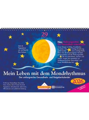 Clebitady Kalender - Mein Leben mit dem Mondrhythmus 2026