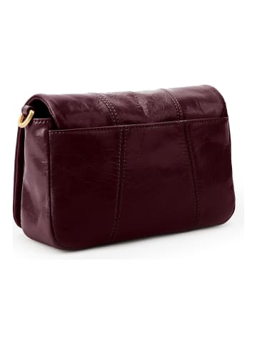 Les Visionnaires Mila Umhängetasche Leder 23 cm bordeaux red