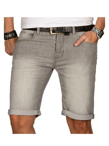 INDICODE Jeansshorts B556a in Grau