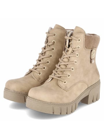 rieker Schnürstiefel in beige