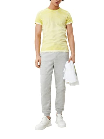 Q/S designed by Rundhals T-Shirt für Herren in gelb