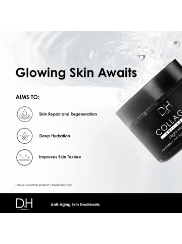 skinChemists Dr H Nachtfeuchtigkeitscreme  mit Kollagen 60ml