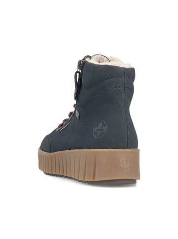 rieker Schnürstiefelette in blau