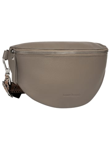 Bruno Banani Gürteltasche echt Leder in grau