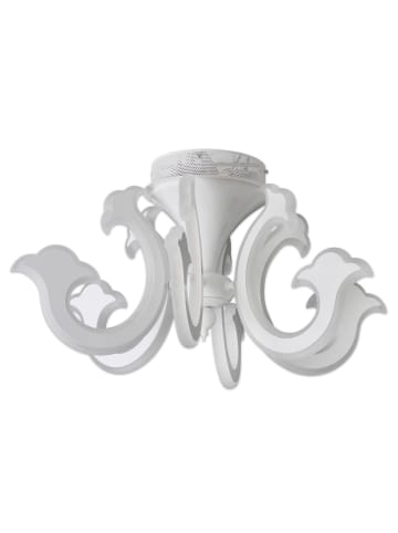 näve LED Deckenleuchte "LUDWIG" in weiß - (L)66 cm x (B)66 cm x (H)39.5 cm - EEK F