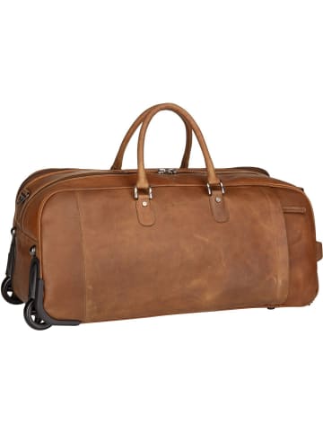 The Chesterfield Brand Reisetasche mit Rollen Jayven 0027 in Cognac