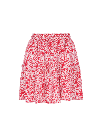 myMo ROCKS Women Skirt in white red