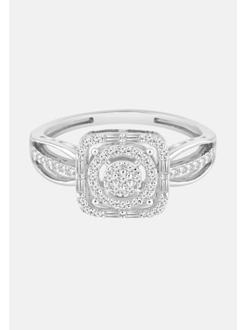 Diamant Exquis Ring aus 375 Weißgold mit Diamant