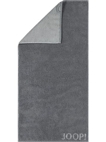 JOOP! Jacquard Handtuch Classic Doubleface in anthrazit