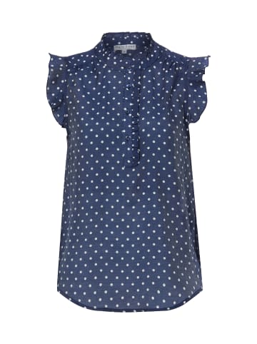Marie Lund Bluse in marine weiß