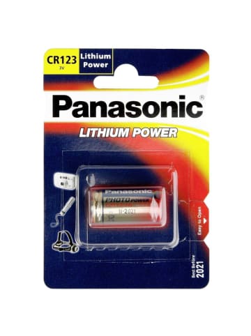 Panasonic Batterie Power CR-123AL in Schwarz