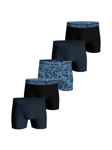 Björn Borg Boxershort 5er Pack in Schwarz/Dunkelblau