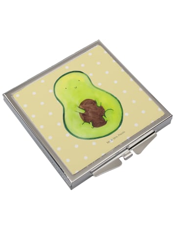 Mr. & Mrs. Panda Taschenspiegel Avocado Kern ohne Spruch in Gelb Pastell
