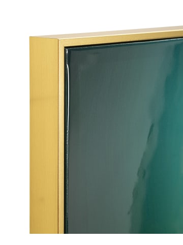 Mauro Ferretti Gemälde auf lackierter Leinwand mit Rahmen und Reliefs, 70 x 4 x 100 cm