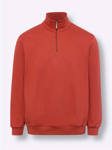 Sieh an! Sweatshirt in rostrot