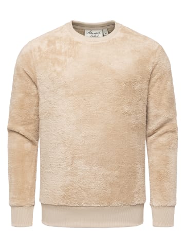 Amaci&Sons Pullover mit Rundhalsausschnitt LUDLOW in Beige