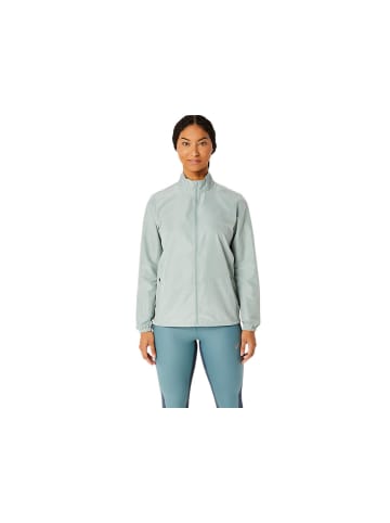 asics Laufjacke CORE JACKET in Mintgrün