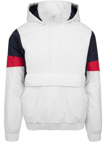 Urban Classics Urban Classics Winterjacken in white/navy/fire red