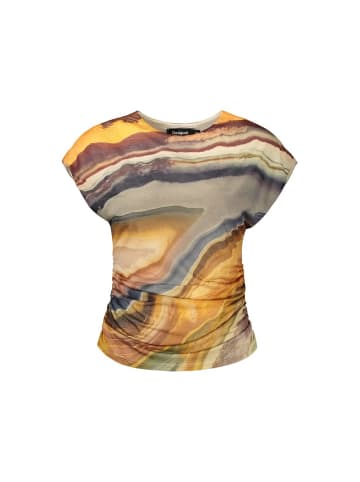 Desigual Beige Viskose Damen T-Shirt