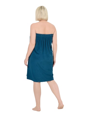 Ulla Popken Bademantel in petrol