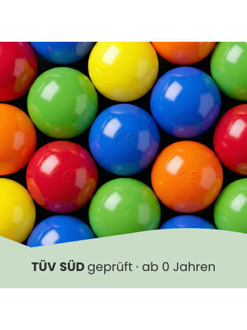 LittleTom 600x Bällebadbälle Elias 5,5 cm im 5-Farben-Mix