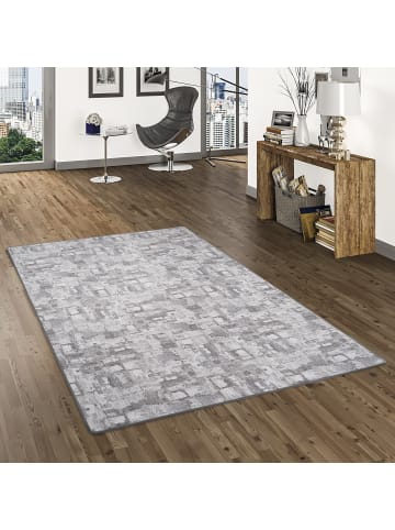 Snapstyle Velours-Teppich Strong in grau