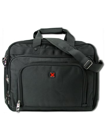 Travel n meet Travel N Meet Schultertasche Spinnstoff, Polyester schwarz ca. 43cm