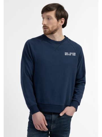 DreiMaster Maritim Herren Sweatshirt Mit Rundhals in Marine