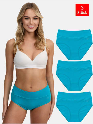 Tazzio 3er-Set: Taillenslips "F920" in Türkis