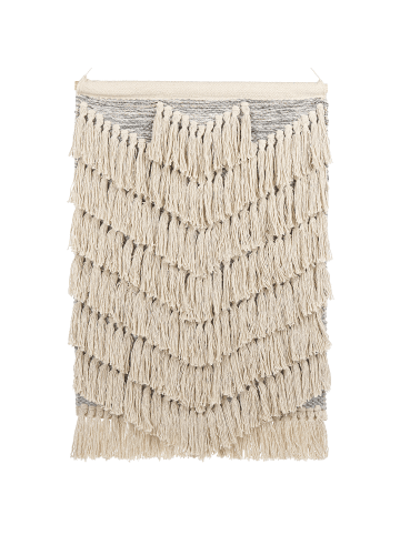 Beliani Wandbehang KOTRA in Beige/Grau - (W) 60 x (H) 106 x (L) 1 cm