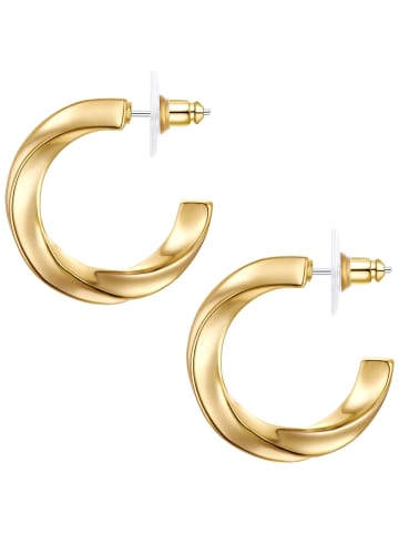 Yokoamii Ohrringe aus Metall-Legierung in gelbgold