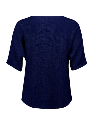Betty Barclay Strickpullover kurzarm in Ocean Cavern