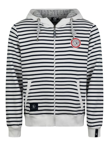 SCHIETWETTER Sweatjacke "Norman Nebelhorn" in white-navy