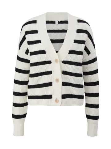 QS Strickjacke in 02G0_ecru