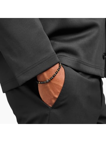 Thomas Sabo Talisman-Armband Obsidian Und Tigerauge in silber, bunt