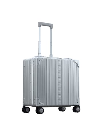 Aleon Deluxe 4-Rollen Businesstrolley 45 cm in platinum