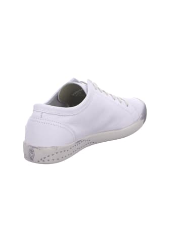 softinos Sportlicher Schnürschuh in weiß
