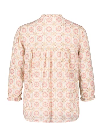CARTOON Casual-Bluse mit Raffung in Cream/Rosé