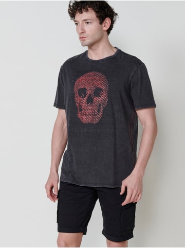 KOROSHI Kurzarm-t-shirt. in SCHWARZ