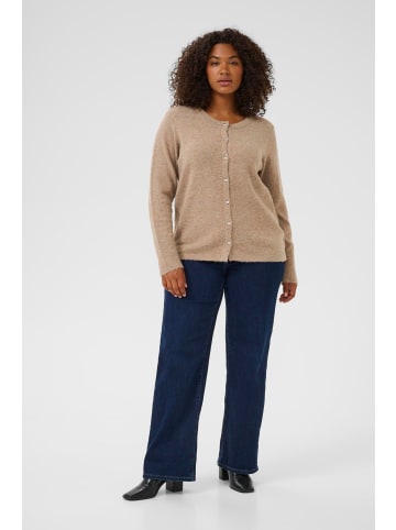 KAFFE curve Strickjacke KCniela Regular fit in Toasted Coconut Melange