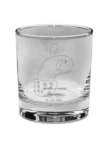 Mr. & Mrs. Panda Whisky Glas Kaktus Mama ohne Spruch in Transparent