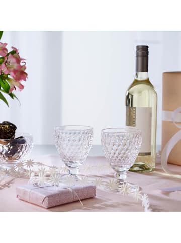 Villeroy & Boch 4er Set Weißweingläser Boston 230 ml in violett