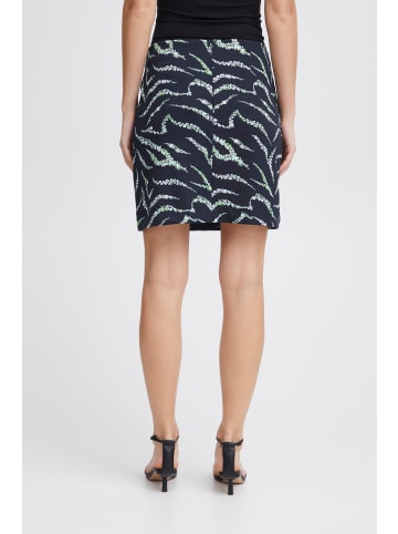 ICHI IHKate regular fit in Total Eclipse Zebra Flower aop