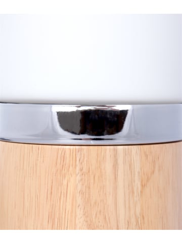 Kayoom Tischlampe Dia 425 in weiß - holz