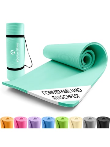 World Fitness Fitnessmatte Yamuna 183x61x1,5cm türkis Blau