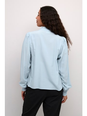 Kaffe Langarm-Bluse KAdorit in Celestial Blue
