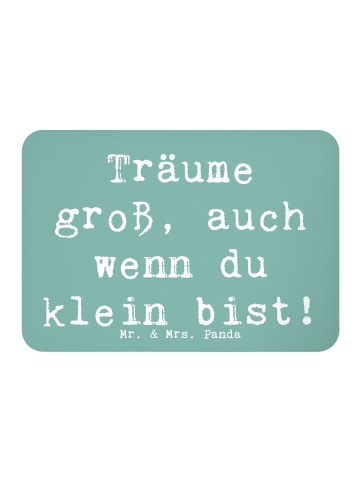 Mr. & Mrs. Panda Kühlschrankmagnet Spruch Alleine schlafen lerne... in Meeresbrise